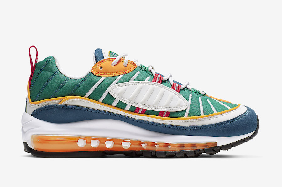 发售,Nike,Air Max 98,AH6799-601 材质丰富 + 撞色细节!全新配色 Air Max 98 即将发售 发售,Nike,Air Max 98,AH6799-601 材质丰富 + 撞色细节!全新配色 Air Max 98 即将发售