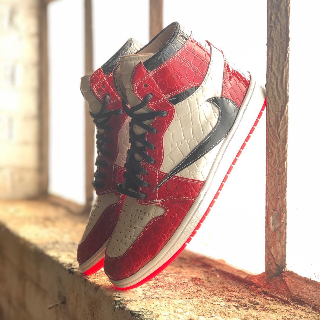 Travis Scott,AJ1,定制,Air Jordan 比 TS x AJ1 更稀有,更高级!近期定制球鞋美图欣赏! Travis Scott,AJ1,定制,Air Jordan 比 TS x AJ1 更稀有,更高级!近期定制球鞋美图欣赏!