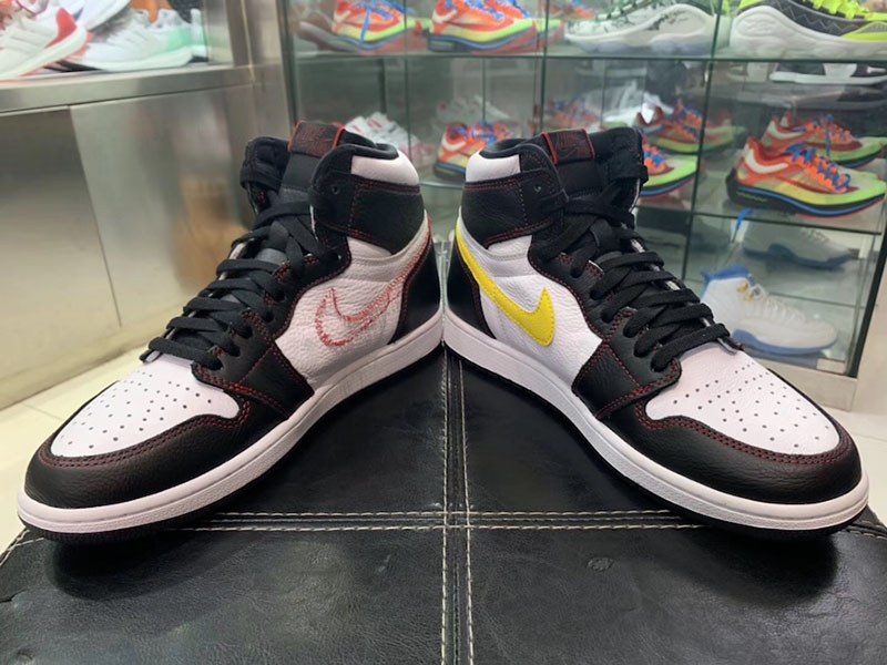 Air Jordan 1,AJ1,Dynamic Yello 鞋身两侧只剩一个钩!「拆线」Air Jordan 1 再曝实物图! Air Jordan 1,AJ1,Dynamic Yello 鞋身两侧只剩一个钩!「拆线」Air Jordan 1 再曝实物图!