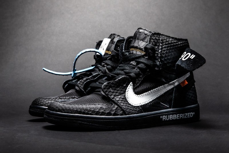Air Jordan 1,OFF-WHITE,The Sho 黑白撞色的视觉冲击!奢华蛇纹 OFF-WHITE x AJ1 来了 Air Jordan 1,OFF-WHITE,The Sho 黑白撞色的视觉冲击!奢华蛇纹 OFF-WHITE x AJ1 来了