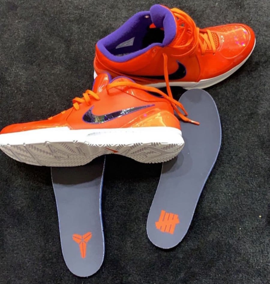 Nike,Zoom Kobe 4,ZK4,UNDEFEATE UNDFTD × ZK4 实物终于曝光!鞋王塔克又提前上脚了! Nike,Zoom Kobe 4,ZK4,UNDEFEATE UNDFTD × ZK4 实物终于曝光!鞋王塔克又提前上脚了!