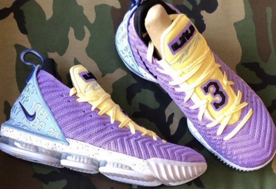 Nike,LeBron 16 Lakers,发售,CK476 特殊后跟设计!全新配色 Nike LeBron 16 “Lakers” 即将发售 Nike,LeBron 16 Lakers,发售,CK476 特殊后跟设计!全新配色 Nike LeBron 16 “Lakers” 即将发售