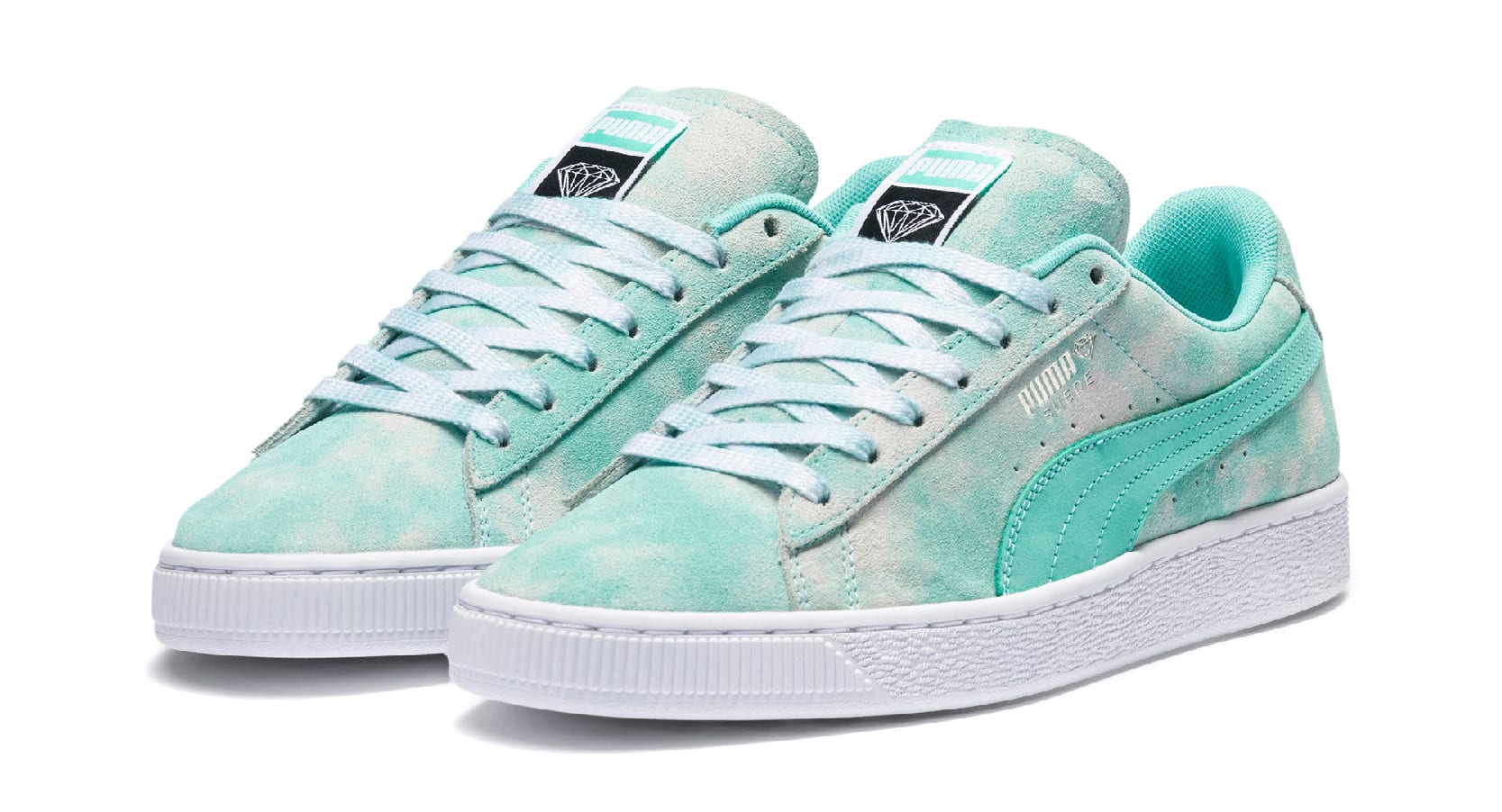 Suede,Puma 标志性的 Tiffany 色调!Diamond x Puma 联名又要来了! Suede,Puma 标志性的 Tiffany 色调!Diamond x Puma 联名又要来了!