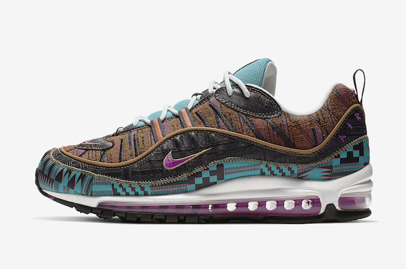 发售,CD6090-001,Air Max 98,Nike 鞋面极具民俗特色!黑人月 Air Max 98 即将发售! 发售,CD6090-001,Air Max 98,Nike 鞋面极具民俗特色!黑人月 Air Max 98 即将发售!