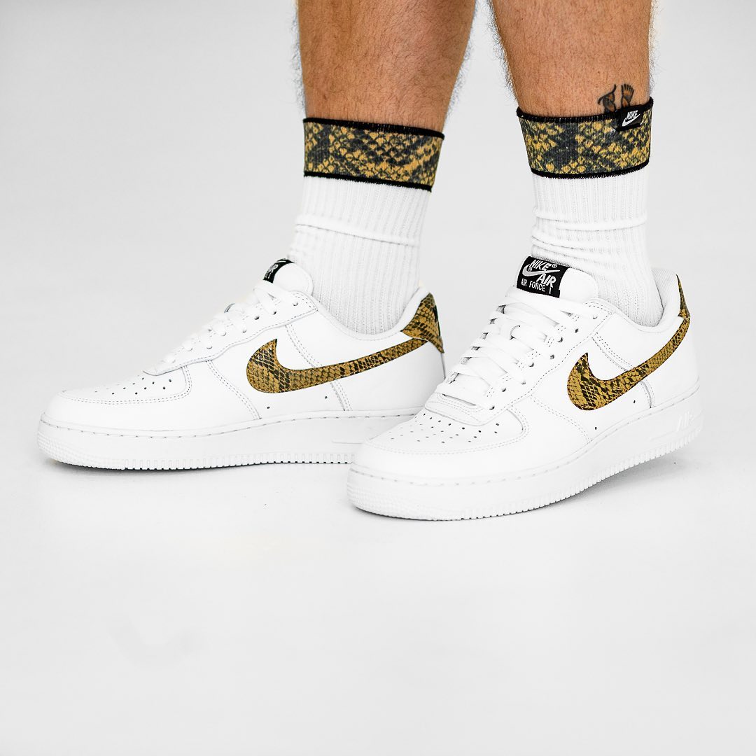 Nike,Air Force 1,发售 官网全码在售!蛇纹 Air Force 1 上脚美图欣赏 Nike,Air Force 1,发售 官网全码在售!蛇纹 Air Force 1 上脚美图欣赏