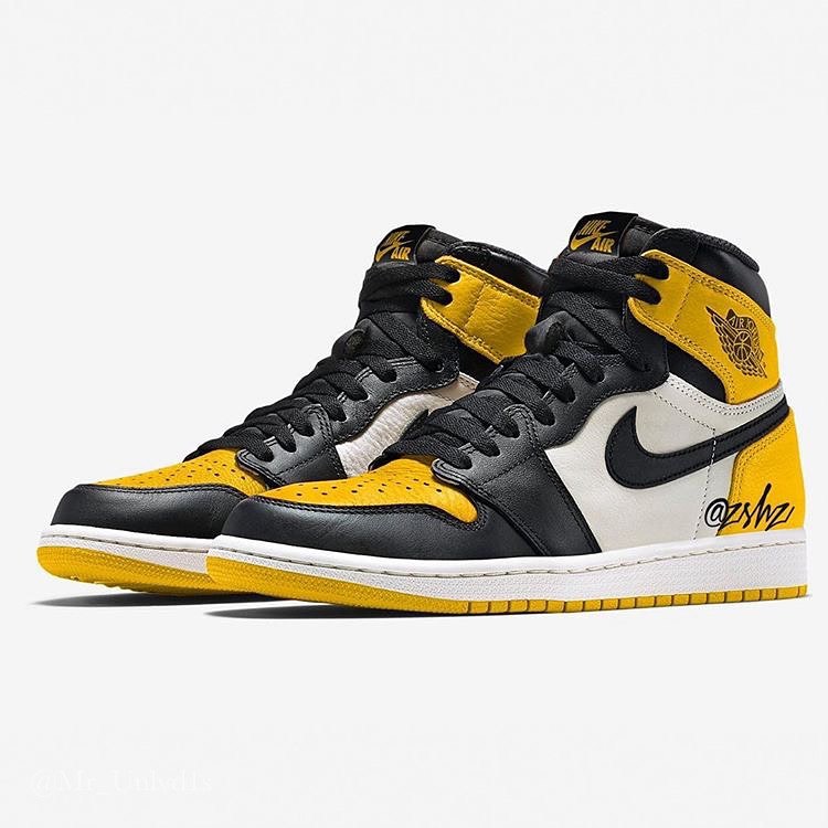 Nike,Air Jordan 1,AJ1,发售,AR102 黑黄脚趾 Air Jordan 1 要来了?全新实物图曝光! Nike,Air Jordan 1,AJ1,发售,AR102 黑黄脚趾 Air Jordan 1 要来了?全新实物图曝光!