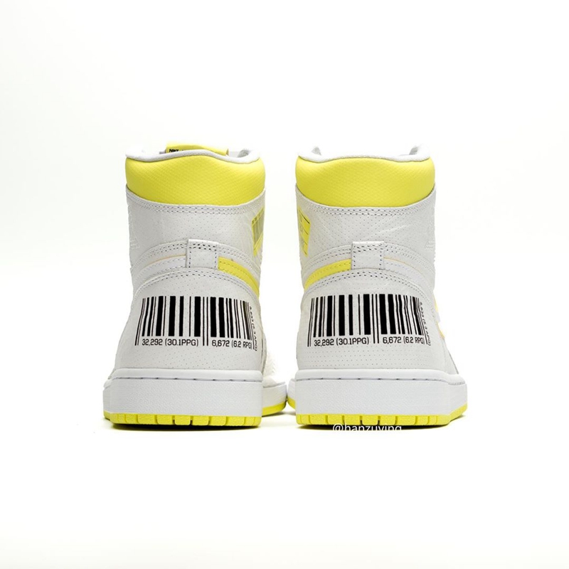 Air Jordan,1,555088-170 鞋身还能印条形码!这双 Air Jordan 1 可真会玩! Air Jordan,1,555088-170 鞋身还能印条形码!这双 Air Jordan 1 可真会玩!