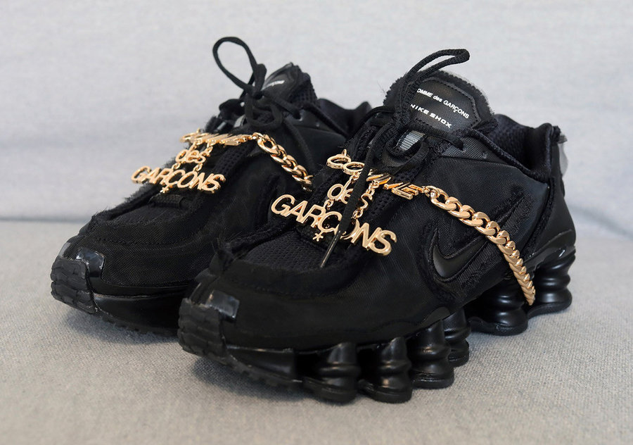 CDG,Nike,Shox TL,COMME des GAR 鞋子也戴「大金链」!这双 CDG x Nike Shox TL 有点帅.. CDG,Nike,Shox TL,COMME des GAR 鞋子也戴「大金链」!这双 CDG x Nike Shox TL 有点帅..