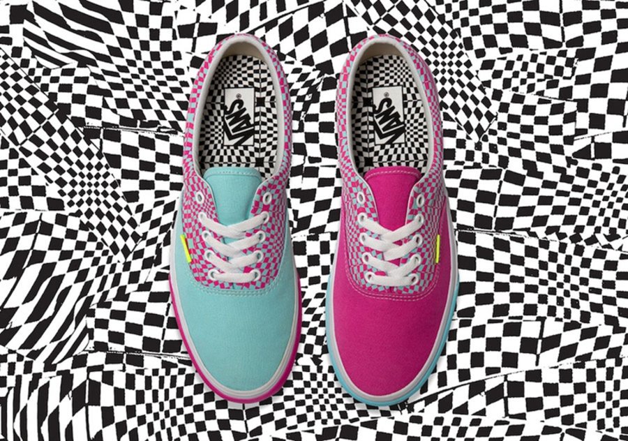 Vans,Vans Era,Size 鸳鸯设计+迷幻棋盘格!size? x Vans Era 即将发售! Vans,Vans Era,Size 鸳鸯设计+迷幻棋盘格!size? x Vans Era 即将发售!