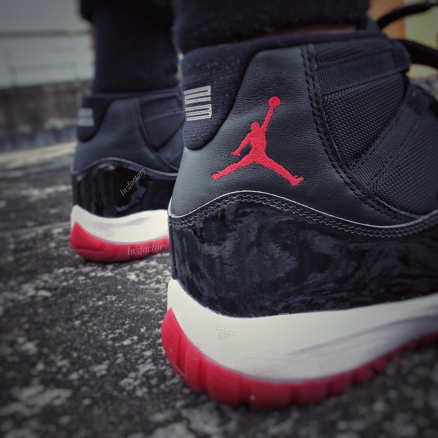 Nike,Air Jordan 11,AJ11,发售 最终确认 23 后跟?全新黑红 Air Jordan 11 上脚美图释出! Nike,Air Jordan 11,AJ11,发售 最终确认 23 后跟?全新黑红 Air Jordan 11 上脚美图释出!