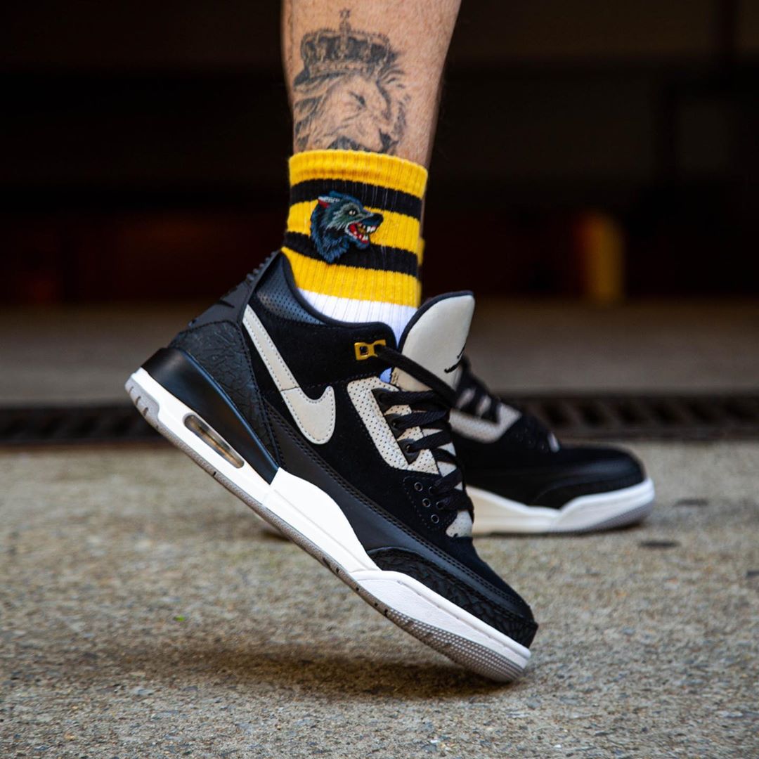 Nike,Air Jordan 3,AJ3,发售,CK434 3M 反光 + 高规格麂皮!Air Jordan 3 “Tinker” 上脚抢先看! Nike,Air Jordan 3,AJ3,发售,CK434 3M 反光 + 高规格麂皮!Air Jordan 3 “Tinker” 上脚抢先看!