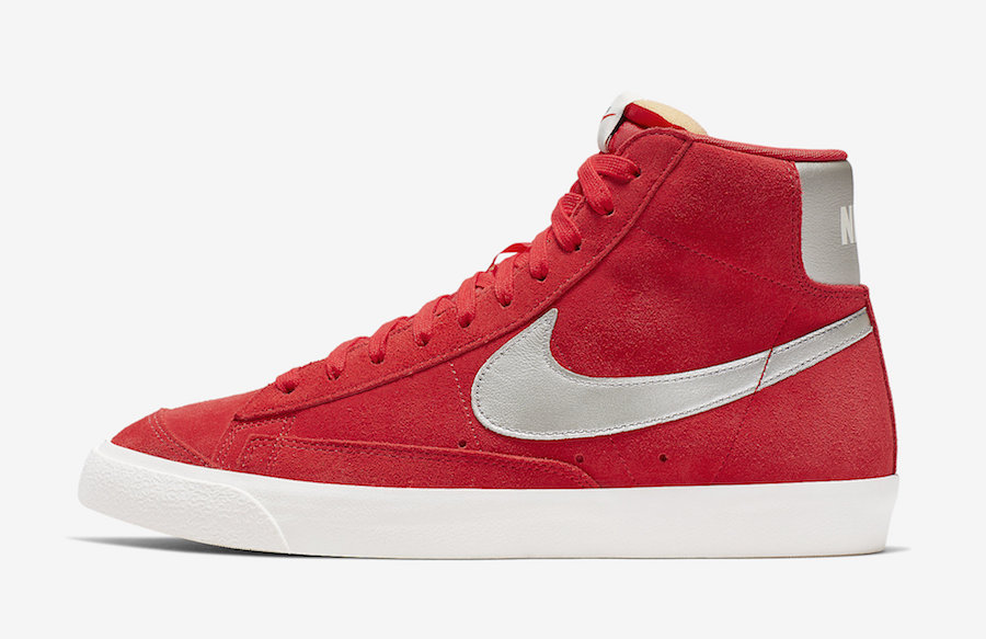 Nike,Blazer Mid,发售,CJ9693-600 抢眼大红色调 + 麂皮鞋身!Blazer Mid 新配色近期发售! Nike,Blazer Mid,发售,CJ9693-600 抢眼大红色调 + 麂皮鞋身!Blazer Mid 新配色近期发售!