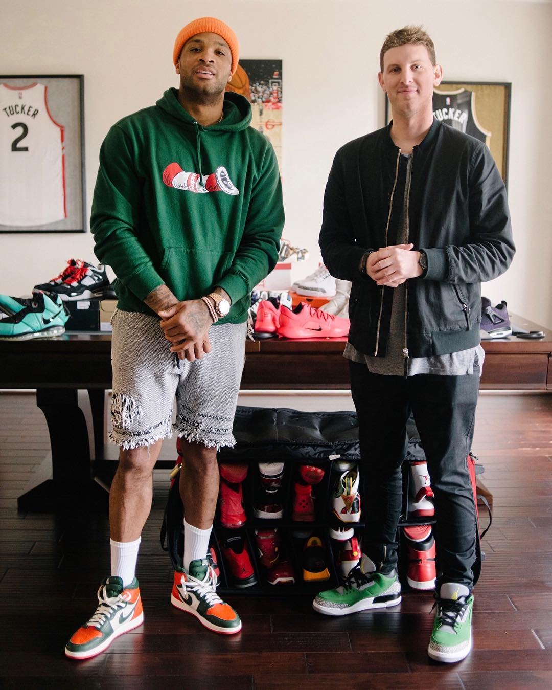 Nike,Air Jordan,塔克 鞋王之名当之无愧!塔克上赛季到底穿了多少双球鞋? Nike,Air Jordan,塔克 鞋王之名当之无愧!塔克上赛季到底穿了多少双球鞋?