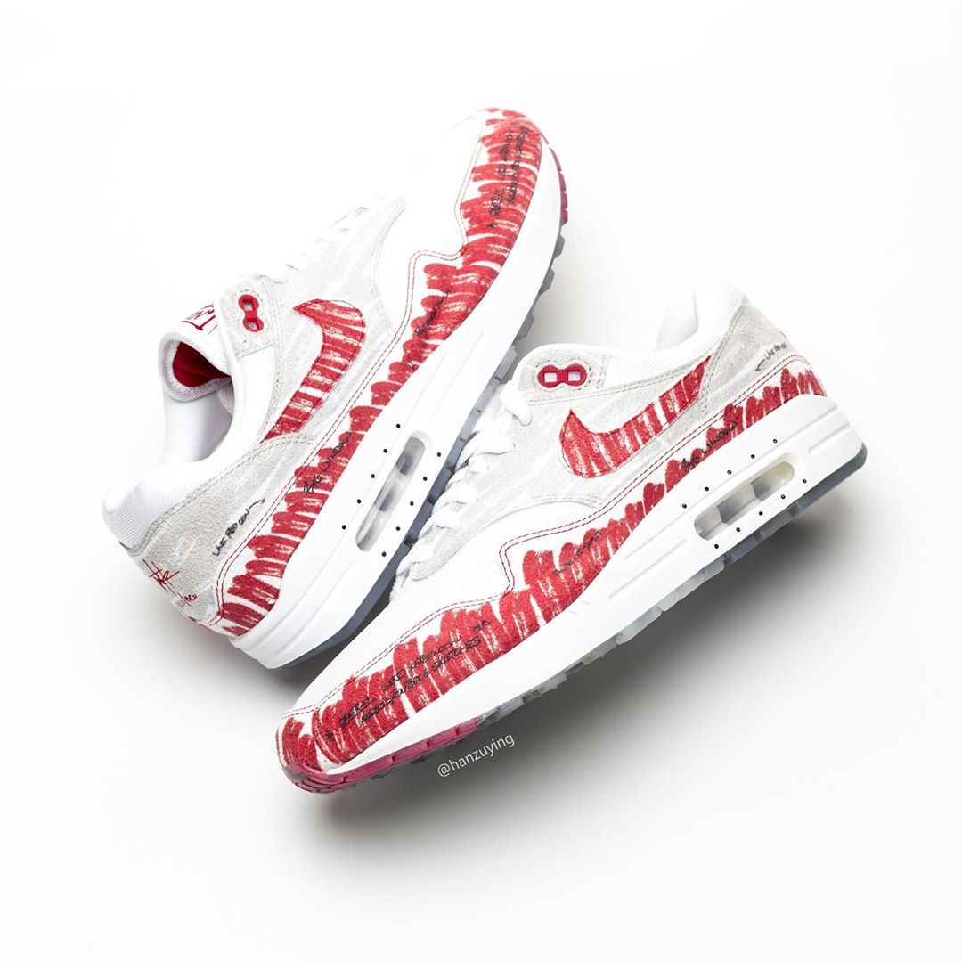Nike,Air Max 1,上脚,CJ4286-101 「禁止转卖」细节再现!手稿 Air Max 1 Tinker 细节实在太多了! Nike,Air Max 1,上脚,CJ4286-101 「禁止转卖」细节再现!手稿 Air Max 1 Tinker 细节实在太多了!