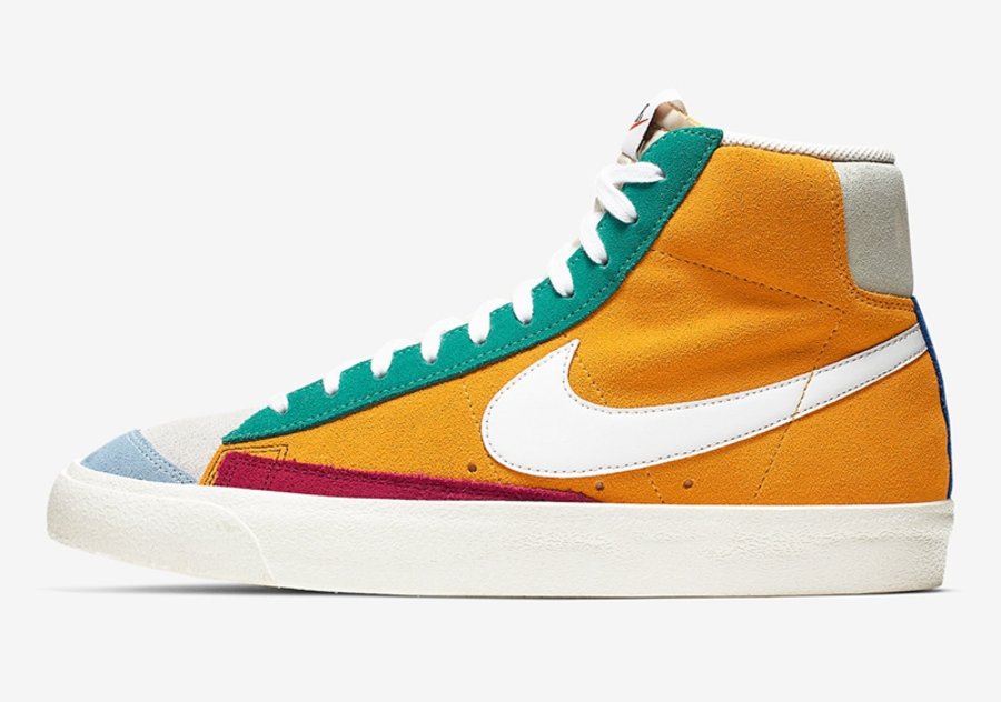 Nike,Blazer Mid Vintage,CI1167 鸳鸯撞色设计!Nike Blazer Mid 新品周四发售! Nike,Blazer Mid Vintage,CI1167 鸳鸯撞色设计!Nike Blazer Mid 新品周四发售!
