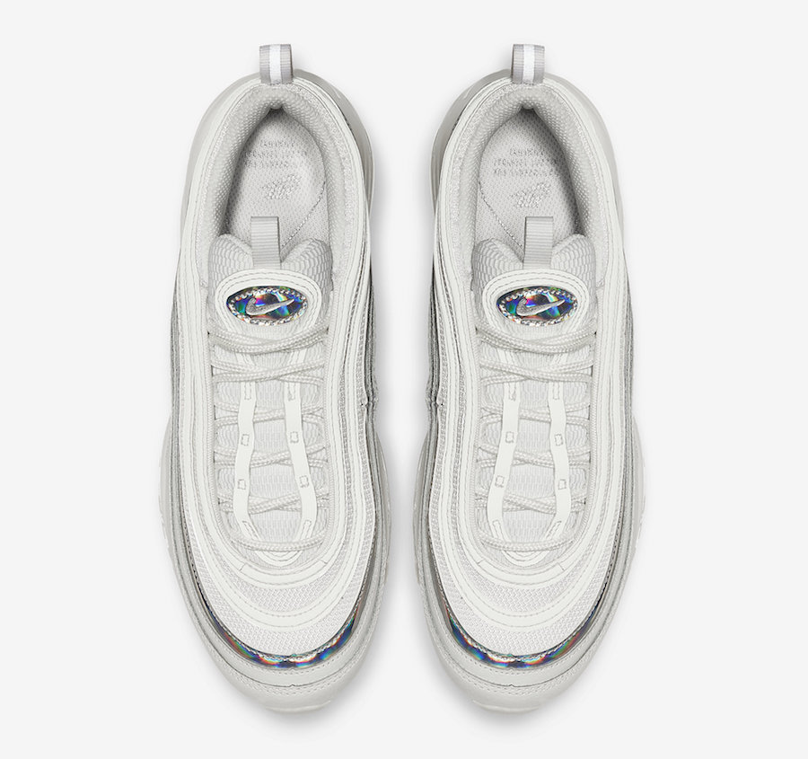 Air Max 97,发售,CJ9706-100 镭射条纹 + 3M 反光!这双「小白鞋」晚上真能晃瞎眼! Air Max 97,发售,CJ9706-100 镭射条纹 + 3M 反光!这双「小白鞋」晚上真能晃瞎眼!