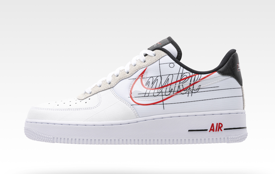Air Force 1,Air Max 97,Air Max 鞋身手绘 Swoosh Logo 草稿!4 双 Nike 手稿系列下月发售! Air Force 1,Air Max 97,Air Max 鞋身手绘 Swoosh Logo 草稿!4 双 Nike 手稿系列下月发售!