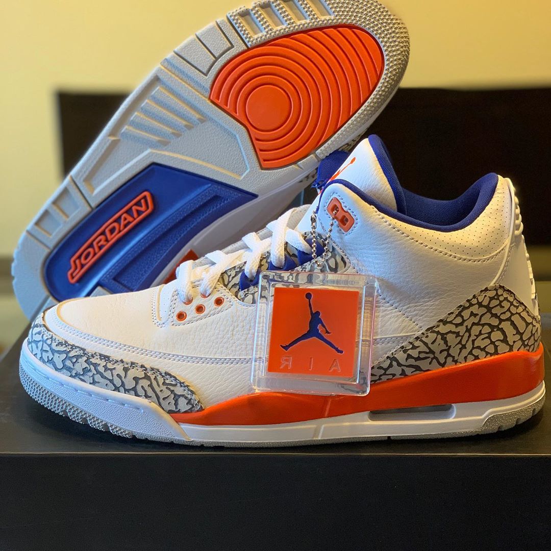 AJ3,Air Jordan 3 高颜值 Air Jordan 3 来了!尼克斯配色实物曝光! AJ3,Air Jordan 3 高颜值 Air Jordan 3 来了!尼克斯配色实物曝光!