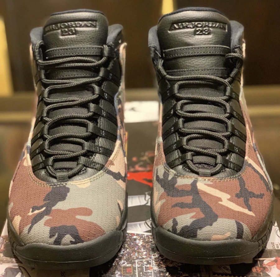 Air Jordan,AJ10,310805-201,Cam 材质特殊!军布 Air Jordan 10 全新实物曝光,月底发售! Air Jordan,AJ10,310805-201,Cam 材质特殊!军布 Air Jordan 10 全新实物曝光,月底发售!