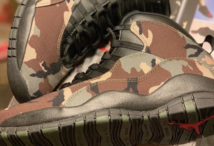 Air Jordan,AJ10,310805-201,Cam 材质特殊!军布 Air Jordan 10 全新实物曝光,月底发售! Air Jordan,AJ10,310805-201,Cam 材质特殊!军布 Air Jordan 10 全新实物曝光,月底发售!