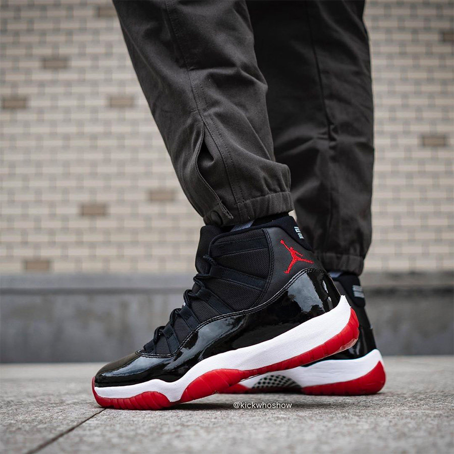 378037-061,AJ11,Air Jordan 11, 378037-061 Bred 实物上脚太帅了!黑红 AJ11 的发售已经不远了! 378037-061,AJ11,Air Jordan 11, 378037-061 Bred 实物上脚太帅了!黑红 AJ11 的发售已经不远了!