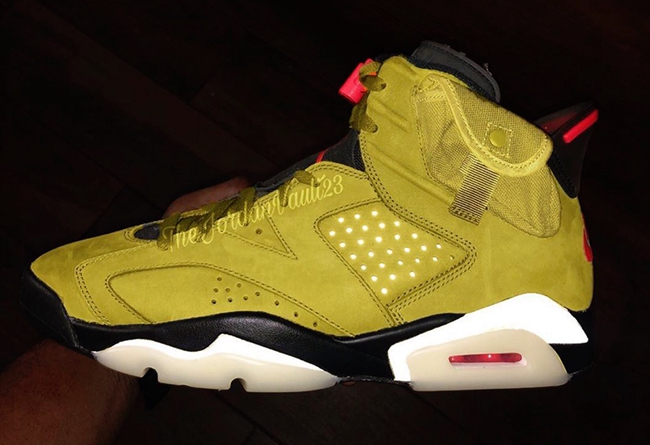 Air Jordan 6,Travis Scott,AJ6, 市售 or 亲友?全新配色 Travis Scott x AJ6 实物首次曝光! Air Jordan 6,Travis Scott,AJ6, 市售 or 亲友?全新配色 Travis Scott x AJ6 实物首次曝光!