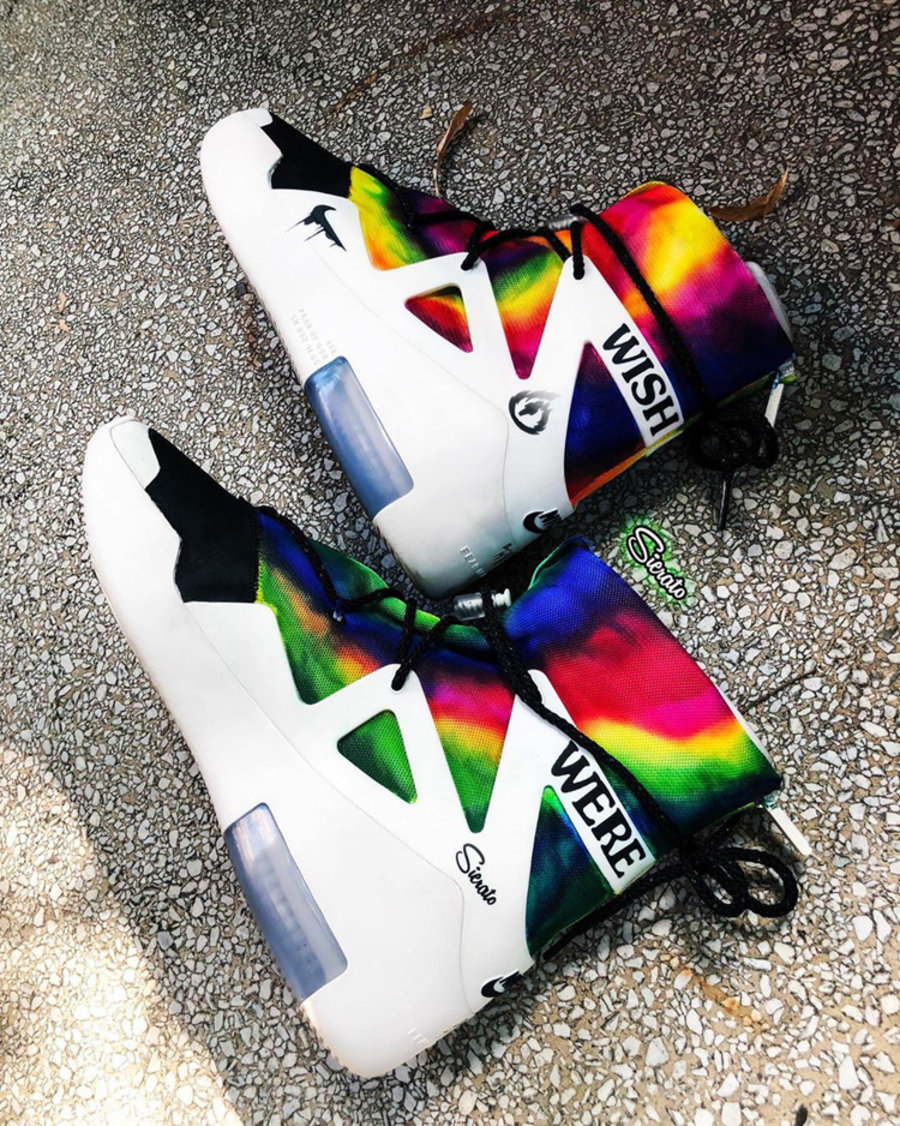 Nike,Air Fear of God 1 炫丽彩虹扎染!定制版 Air FOG 1 致敬 Travis Scott! Nike,Air Fear of God 1 炫丽彩虹扎染!定制版 Air FOG 1 致敬 Travis Scott!