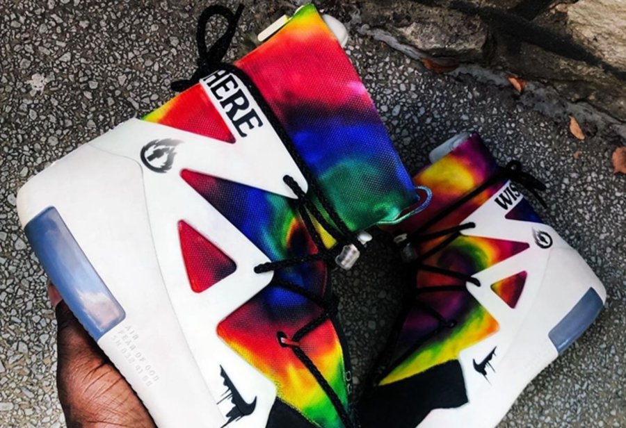 Nike,Air Fear of God 1 炫丽彩虹扎染!定制版 Air FOG 1 致敬 Travis Scott! Nike,Air Fear of God 1 炫丽彩虹扎染!定制版 Air FOG 1 致敬 Travis Scott!