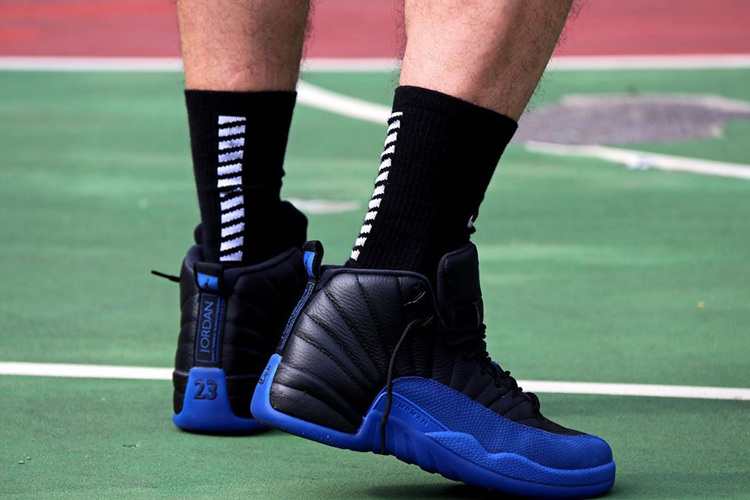 Air Jordan 12,AJ12,130690-014, 颜值与质感兼具!最新黑蓝 Air Jrodan 12 上脚图来了! Air Jordan 12,AJ12,130690-014, 颜值与质感兼具!最新黑蓝 Air Jrodan 12 上脚图来了!