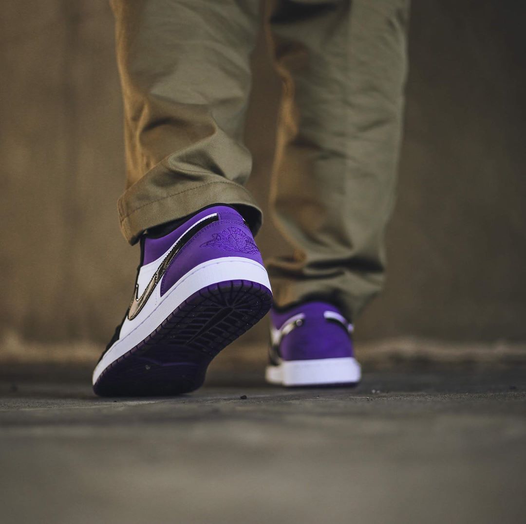 AJ1,Air Jordan 1 Low,发售,上脚,553 上脚效果不输高帮!黑紫脚趾 AJ1 Low 现已发售 AJ1,Air Jordan 1 Low,发售,上脚,553 上脚效果不输高帮!黑紫脚趾 AJ1 Low 现已发售