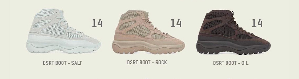 adidas,Yeezy,Yeezy Desert Boot 军靴版本 Yeezy 500!三款 Yeezy Desert Boot 抽签通道开启! adidas,Yeezy,Yeezy Desert Boot 军靴版本 Yeezy 500!三款 Yeezy Desert Boot 抽签通道开启!