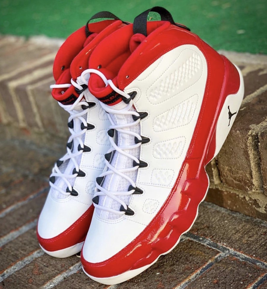 AJ9,Air Jordan 9,302370-160,发售 亮眼高级气质!红白漆皮 Air Jordan 9 下月发售! AJ9,Air Jordan 9,302370-160,发售 亮眼高级气质!红白漆皮 Air Jordan 9 下月发售!