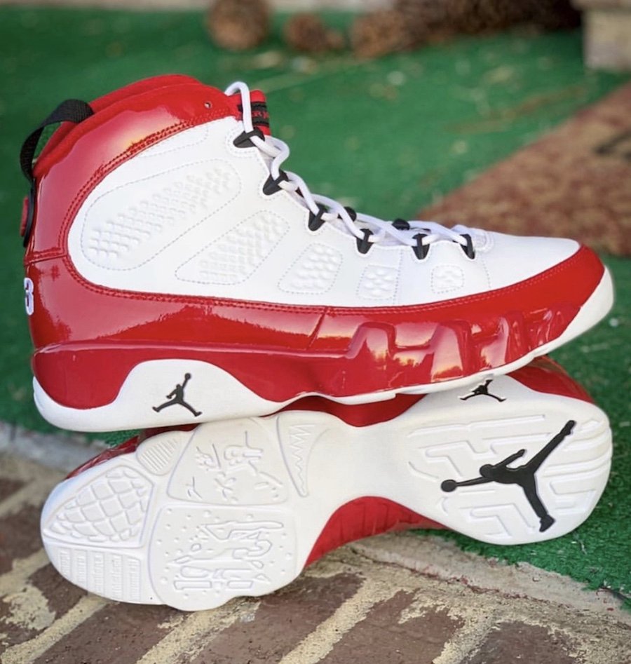 AJ9,Air Jordan 9,302370-160,发售 亮眼高级气质!红白漆皮 Air Jordan 9 下月发售! AJ9,Air Jordan 9,302370-160,发售 亮眼高级气质!红白漆皮 Air Jordan 9 下月发售!