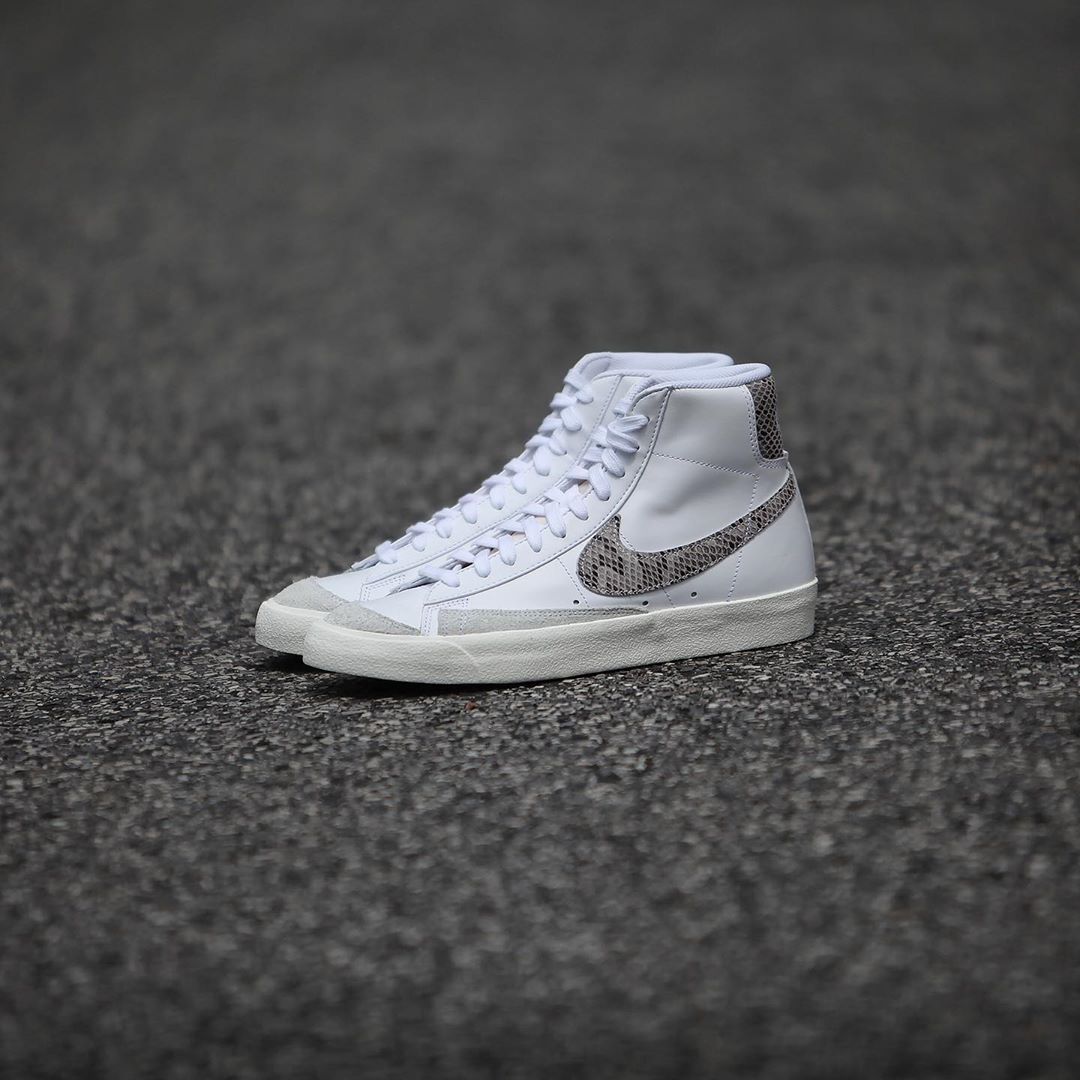 Nike,Blazer Mid, 细腻蛇纹皮革装饰!全新配色 Nike Blazer Mid 实物首度曝光! Nike,Blazer Mid, 细腻蛇纹皮革装饰!全新配色 Nike Blazer Mid 实物首度曝光!