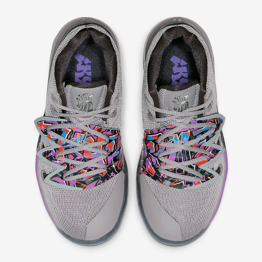 Nike,Kyrie 5 GS,Graffiti,AQ245 街头涂鸦风格涂装!全新配色 Kyrie 5 GS “Graffiti” 下月发售! Nike,Kyrie 5 GS,Graffiti,AQ245 街头涂鸦风格涂装!全新配色 Kyrie 5 GS “Graffiti” 下月发售!