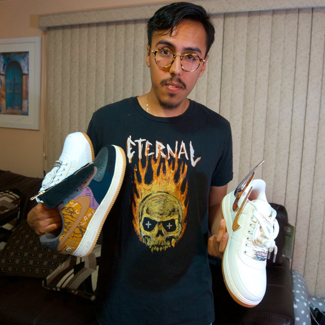 Travis Scott,Nike,Air Force 1, 十一月发售!Travis Scott 最新美图释出,看鞋还是看腿? Travis Scott,Nike,Air Force 1, 十一月发售!Travis Scott 最新美图释出,看鞋还是看腿?