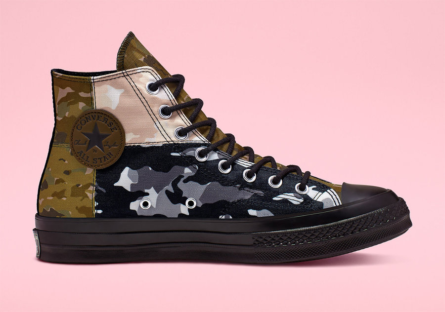 Converse,Chuck 70,发售 拼接鞋面 + 四色迷彩!这双 Converse 新品浑身都是戏! Converse,Chuck 70,发售 拼接鞋面 + 四色迷彩!这双 Converse 新品浑身都是戏!