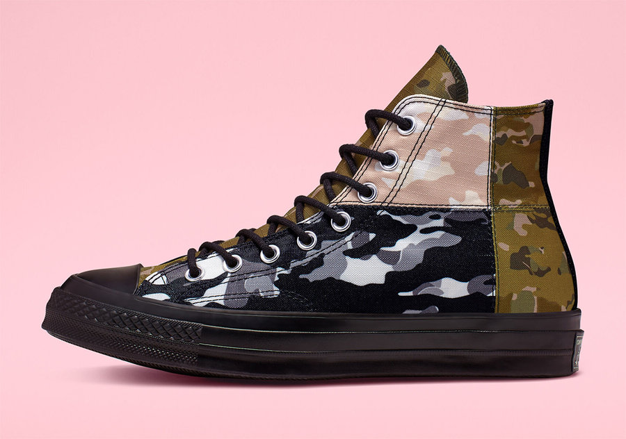 Converse,Chuck 70,发售 拼接鞋面 + 四色迷彩!这双 Converse 新品浑身都是戏! Converse,Chuck 70,发售 拼接鞋面 + 四色迷彩!这双 Converse 新品浑身都是戏!