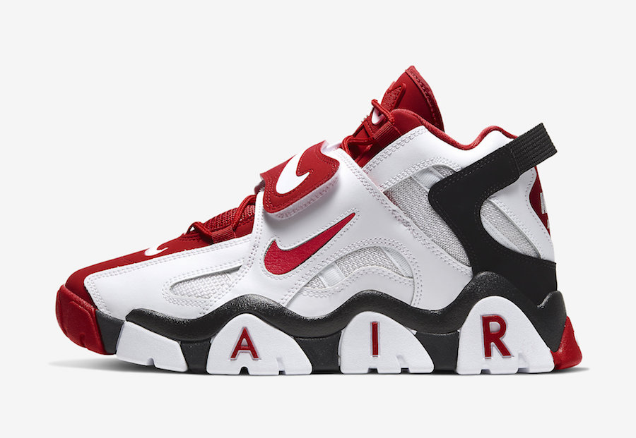 Nike,Air Barrage Mid,发售,AT7847 公牛风格配色!黑白红 Nike Air Barrage Mid 即将发售 Nike,Air Barrage Mid,发售,AT7847 公牛风格配色!黑白红 Nike Air Barrage Mid 即将发售