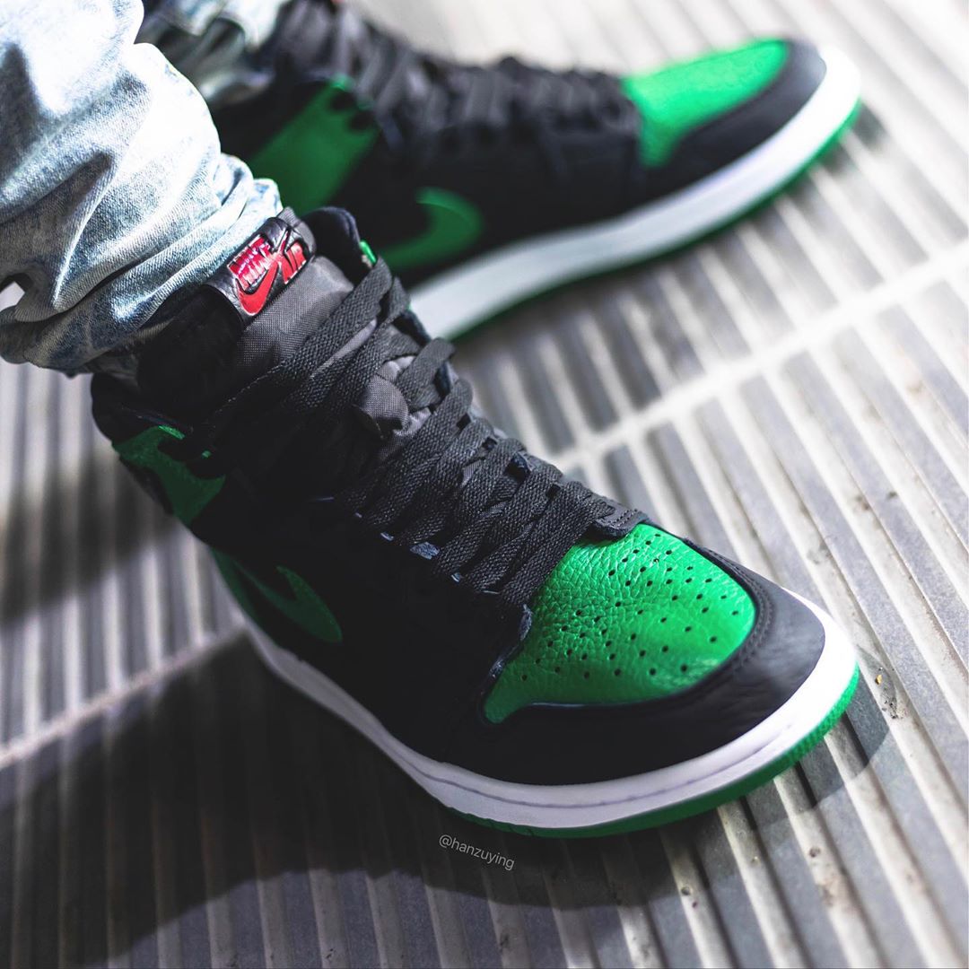 AJ1,Air Jordan 1,555088-030,发售 黑绿 AJ1 上脚照曝光!明年二月发售,又能配鸳鸯了! AJ1,Air Jordan 1,555088-030,发售 黑绿 AJ1 上脚照曝光!明年二月发售,又能配鸳鸯了!