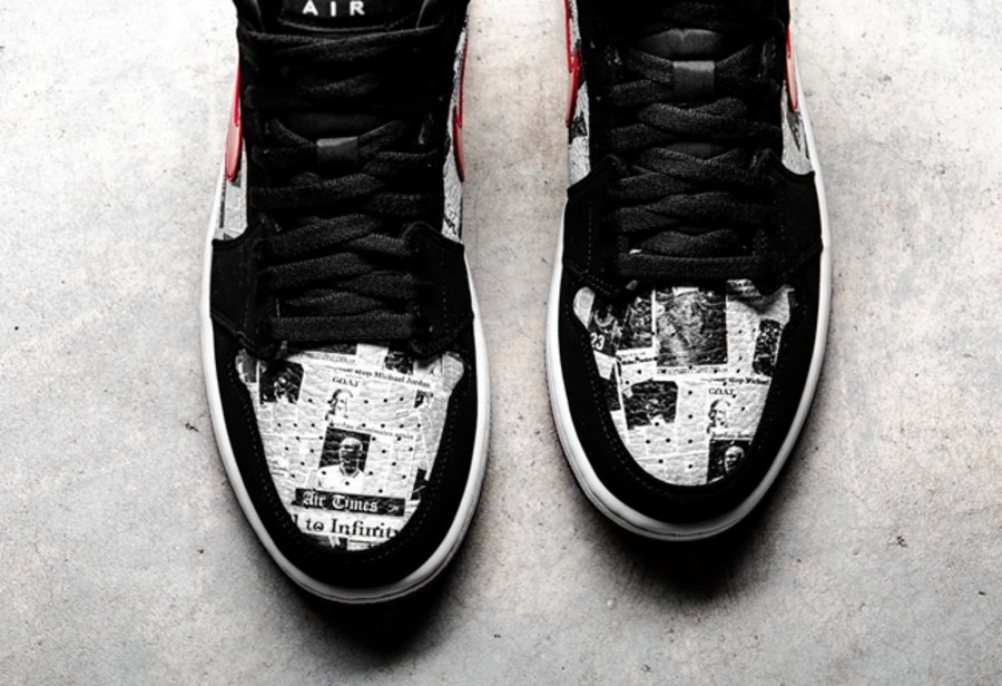 AJ,AJ1,Air Jordan 1 Mid SE,852 将报纸印在球鞋上!Air Jordan 1 Mid 全新配色现已发售! AJ,AJ1,Air Jordan 1 Mid SE,852 将报纸印在球鞋上!Air Jordan 1 Mid 全新配色现已发售!