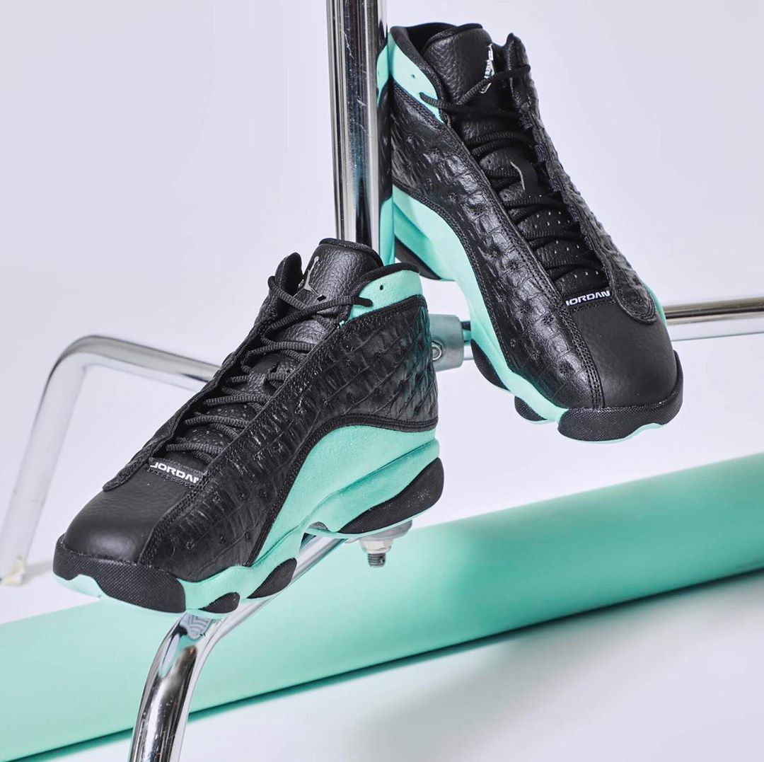 Air Jordan 13,aj13,发售 鳄鱼纹 + 蒂芙尼色调!这双 Air Jordan 13 有点好看,周末发售! Air Jordan 13,aj13,发售 鳄鱼纹 + 蒂芙尼色调!这双 Air Jordan 13 有点好看,周末发售!