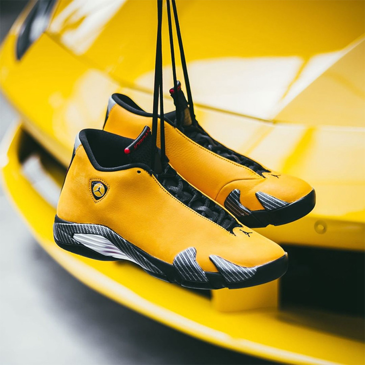 AJ,AJ14,Air Jordan 14,Black Fe 黑色「法拉利」Air Jordan 14 最新上脚图!将于下月发售! AJ,AJ14,Air Jordan 14,Black Fe 黑色「法拉利」Air Jordan 14 最新上脚图!将于下月发售!