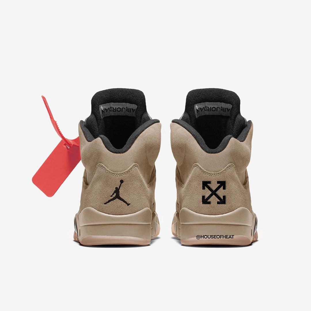 OFF-WHITE,Air Jordan 5,AJ5 鞋面竟然有钩子?!OW x AJ5 最新效果图曝光!明年全明星发售! OFF-WHITE,Air Jordan 5,AJ5 鞋面竟然有钩子?!OW x AJ5 最新效果图曝光!明年全明星发售!