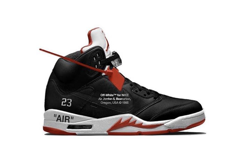 OFF-WHITE,Air Jordan 5,AJ5 鞋面竟然有钩子?!OW x AJ5 最新效果图曝光!明年全明星发售! OFF-WHITE,Air Jordan 5,AJ5 鞋面竟然有钩子?!OW x AJ5 最新效果图曝光!明年全明星发售!
