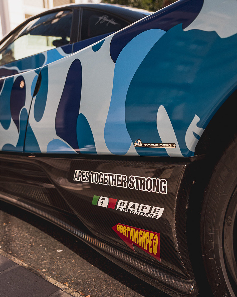 BAPE,PAGANI 顶级奢华!BAPE x PAGANI 打造联名版超级跑车! BAPE,PAGANI 顶级奢华!BAPE x PAGANI 打造联名版超级跑车!