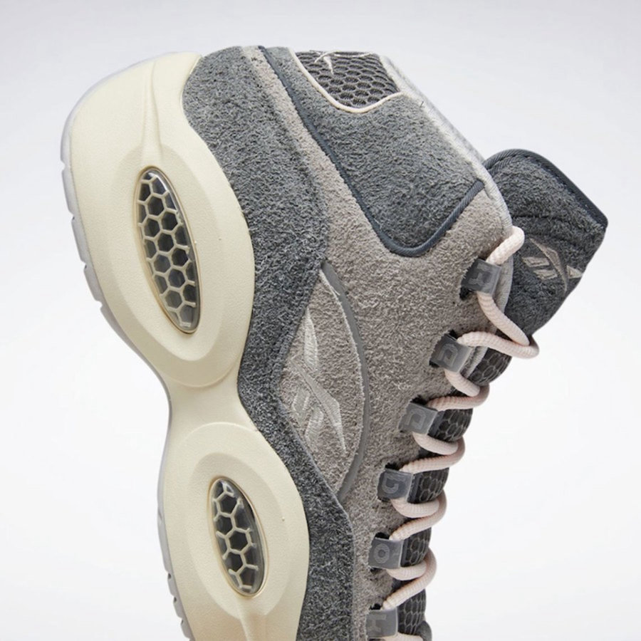 Reebok,Question Mid,FW0875 灰色翻毛鞋面!这双 Reebok Question Mid 即将发售! Reebok,Question Mid,FW0875 灰色翻毛鞋面!这双 Reebok Question Mid 即将发售!