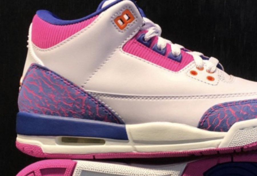 Air Jordan 3,AJ3,发售,441140-500 难得一见的紫粉色爆裂纹!Air Jordan 3 新配色下月发售 Air Jordan 3,AJ3,发售,441140-500 难得一见的紫粉色爆裂纹!Air Jordan 3 新配色下月发售