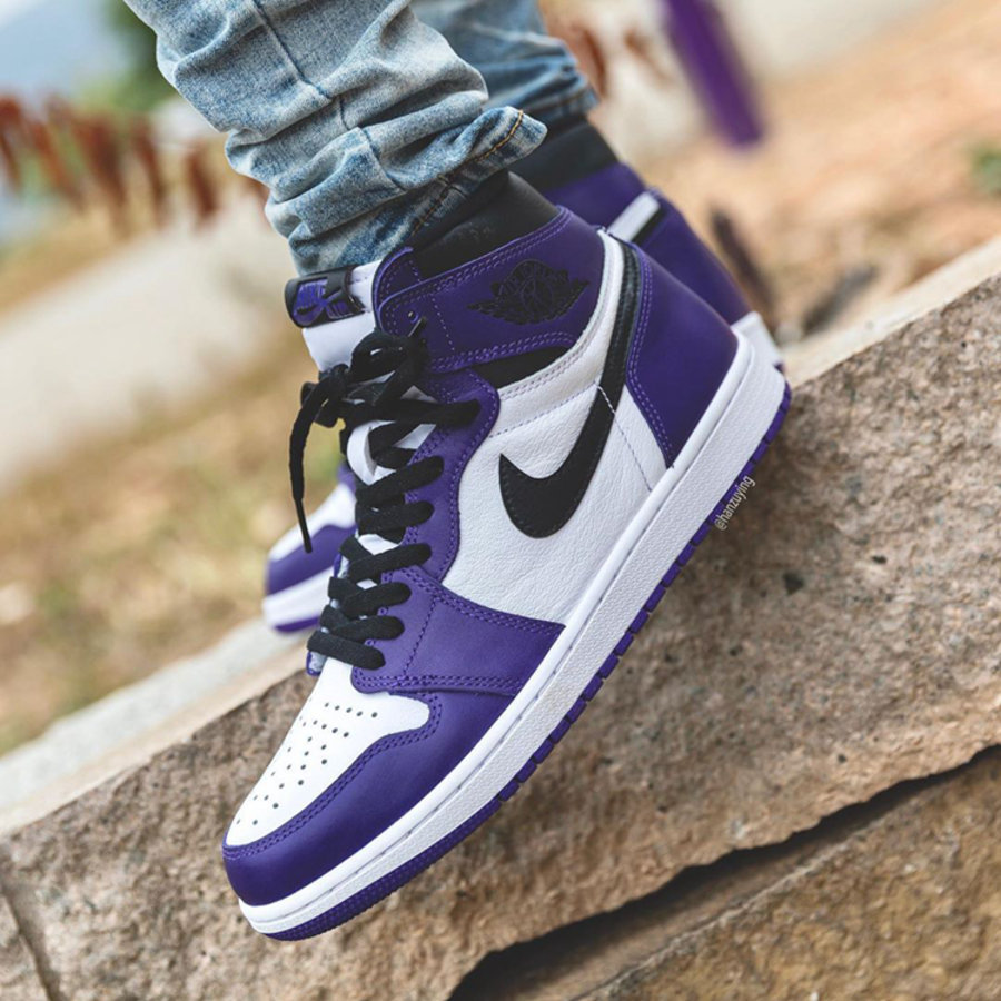 555088-500,Court Purple,Air Jo 紫脚趾 AJ1 最新上脚图释出!「恶人紫」又要回来了!网友:紫加哥! 555088-500,Court Purple,Air Jo 紫脚趾 AJ1 最新上脚图释出!「恶人紫」又要回来了!网友:紫加哥!