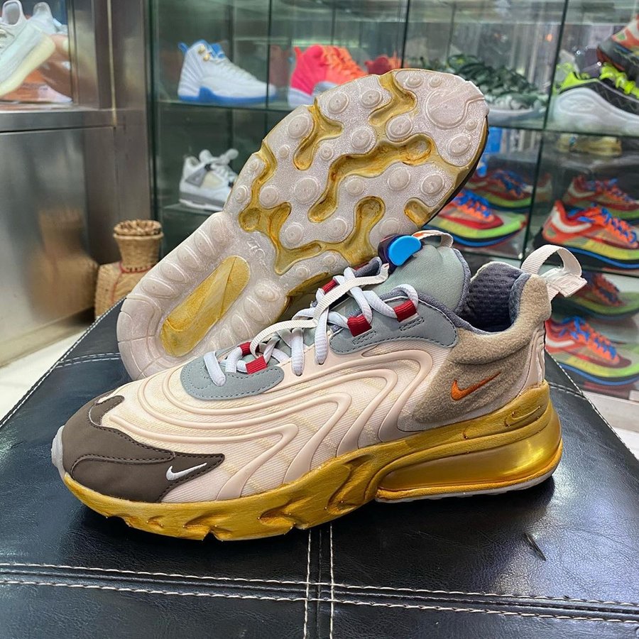 CT2864-200,发售,Air Max 270 Reac 完整实物曝光!Travis Scott x Nike 新鞋明年 3 月发售 CT2864-200,发售,Air Max 270 Reac 完整实物曝光!Travis Scott x Nike 新鞋明年 3 月发售